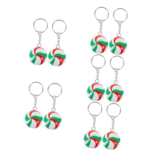 Porte clés volleyball 10 pièces pour cadeaux d'anniversaire de fans et étudiants