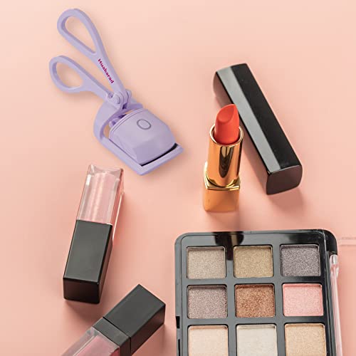 Heated Eyelash Curler Forats Electric Eye Lash Curlers With Eyelash Eyebrow Brush Mascara Brush And Comb Lash Separator,2 Heating Quick Natural Curling Lashes With False Eyelash Applicator Tool #TOP6