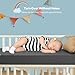 Waterproof Crib Mattress Protector 2 Pack, Soft and Breathable Crib Mattress Pad Cover, Noiseless Machine Washable Toddler Mattress Protector for Standard Baby Toddler Bed (52''x28'',Gray)