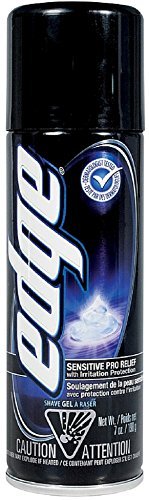Edge Shave Gel for Men Sensitive Pro Relief - 7 Ounce (Pack of 4)