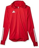 Hülsenfalten adidas, Condivo 20 , Kapuzen-Sweatshirt Und Zip, Team Power Rot / Weiß, L, Mann
