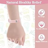 IETWATE 2PCS Travel Sickness Bands Kids, Anti Sickness Wristbands Kids Adult, Acupressure Relief Sea Sickness Wristbands, Silicone Motion Sickness Bands for Pregnant Women, Boat and Car Rides - Image 4