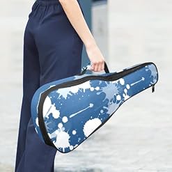JRHEJTHH Housse imperméable durable pour ukulélé avec épaules réglables pour 53,3 cm, 58,4 cm, 61 cm, rembourrage épais, motif imprimé élégant – Noir, Multicolore., 25.9x9x3.1in/66x23x8cm, Moderne - Les Beatles, Paul McCartney, John Lennon, RIngo Starr, George Harrison JRHEJTHH Housse imperméable durable pour ukulélé avec épaules réglables pour 53,3 cm, 58,4 cm, 61 cm, rembourrage épais, motif imprimé élégant – Noir, Multicolore., 25.9x9x3.1in/66x23x8cm, Moderne – Image 6