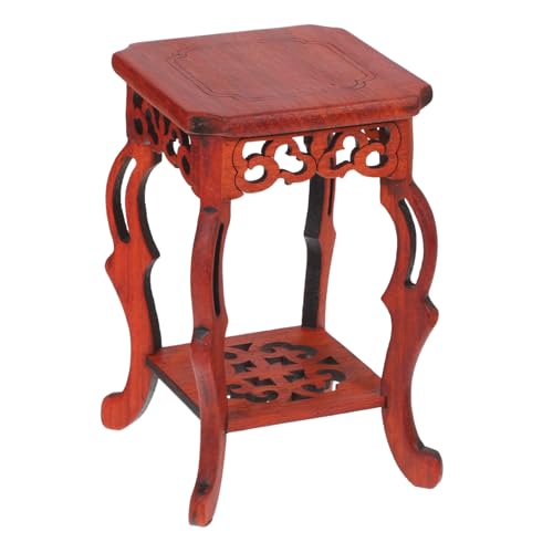 UKCOCO Base Para Bonsais De Madera Soporte Para Plantas Pequeñas Base De Jarrón Para Interiores Soporte De Exhibición Para Macetas Decoración De Chino Para Mesa