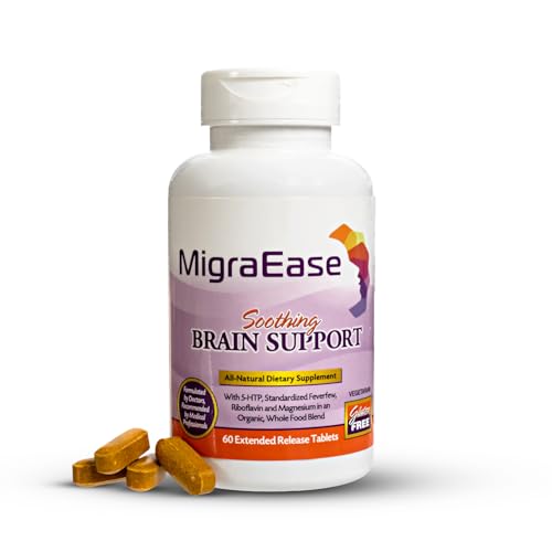 Doctor Knowles Migraine Supplement |Complete Natural Migraine Prevention & Relief Pills with Magnesium, 5-HTP, Feverfew, Riboflavin & Organic Blend |Caffeine Free, Extended-Release Tablets (60 Units)