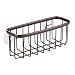 InterDesign Axis Kitchen Sink Suction Holder for Sponges, Scrub Brushes, Soap - Bronze