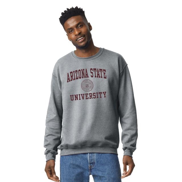 Image of Ivysport Crewneck Sweatshirt for College, Heritage Logo, Color, Adult Unisex