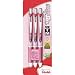 Pentel Pink BCA Ribbon Pentel EnerGel Deluxe RTX Retractable Liquid Gel Pen Pack, 0.7mm, Medium Line, Metal Tip, Pink Barrel, Black Ink, 3 Pack (BL77PBP3A-BC)