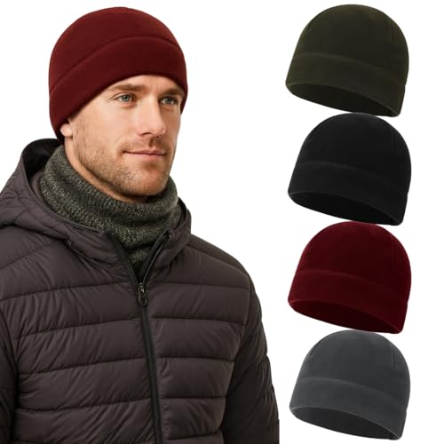 Lot de 4 Bonnets de Cyclisme Sous Casque