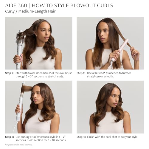 T3 Aire 360 Multi-Styler 4-in-1 Air Styler with Carrying Case — view 10