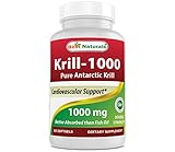 Best Naturals Krill Oil Soft Gel, 1000 mg, 60 Count