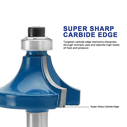 Renekton Tungsten Carbide Router Bits, 1/4In Shank, Woodworking Routing Drill Bits Kit With Plastic Storage Case, 15 Piece #TOP1