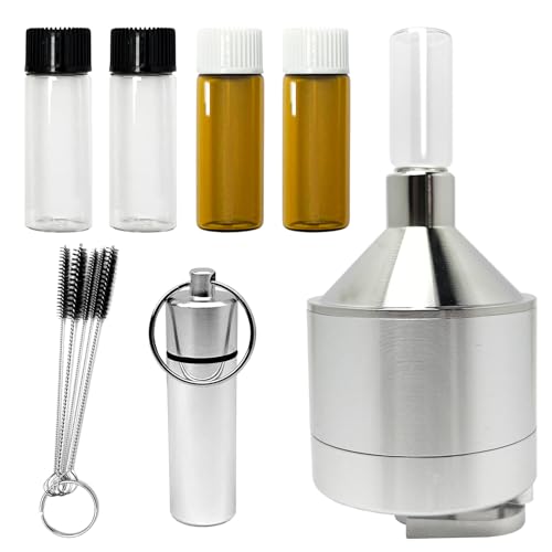 Spice GrinderSuperfine GrindingPepper Grinder Set Silver 2.2 inch