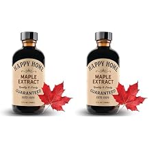 Happy Home Premium Natural Maple Flavor - Certified Kosher, 4 oz. Pack of 2
