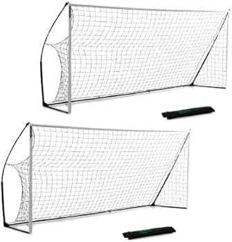 Amazon | クイックプレイ ポータブル サッカーゴール 少年サッカー8人
