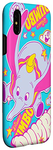 Coque iPhone X Dumbo Disney turquoise idée cadeau nostalgie - 3