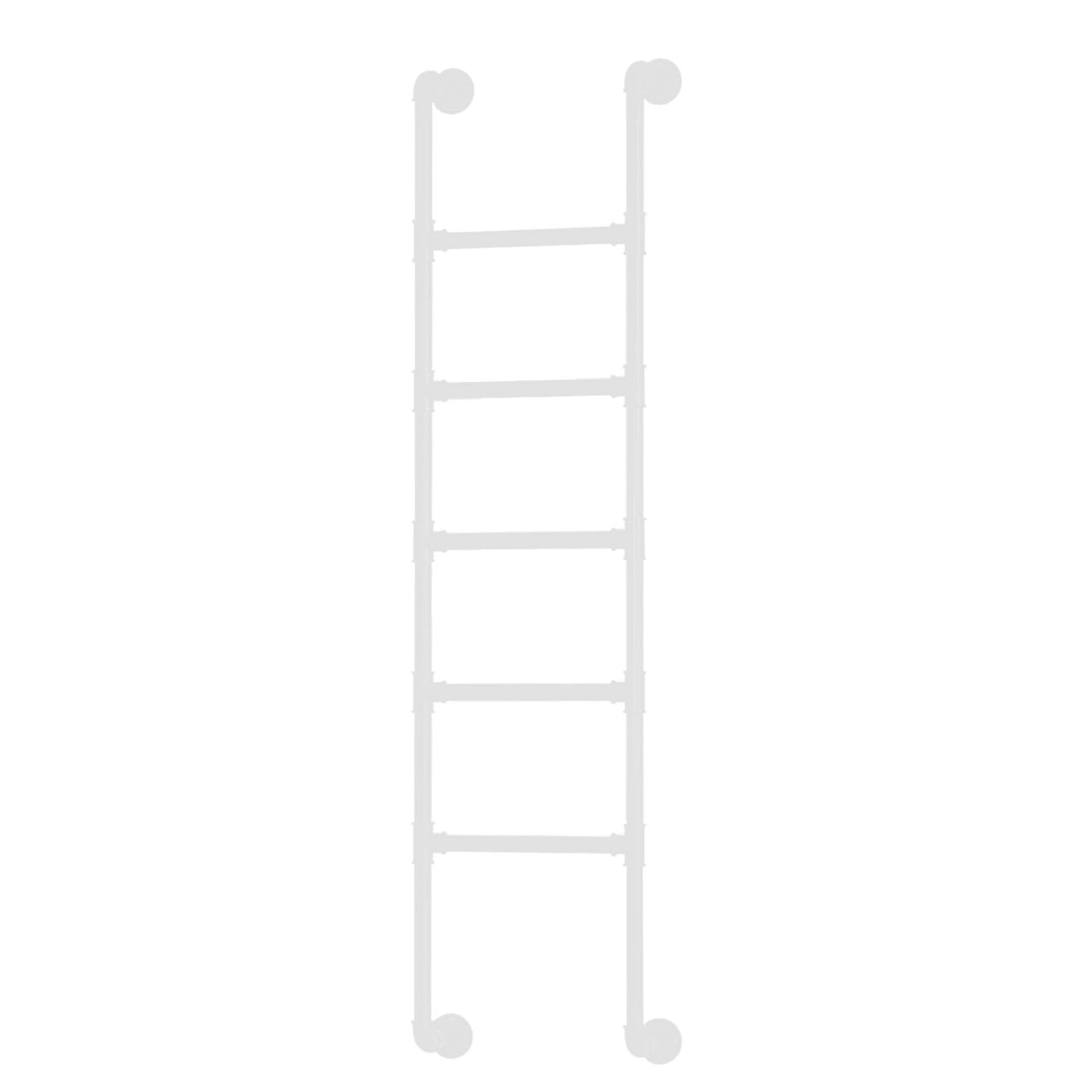 Escalera de pared para literas que soluciona la falta de espacio en dormitorios pequeños
