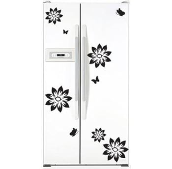 Misc. Black Flower Decor Mural Art Sticker Wall Paper WDC-515 Book