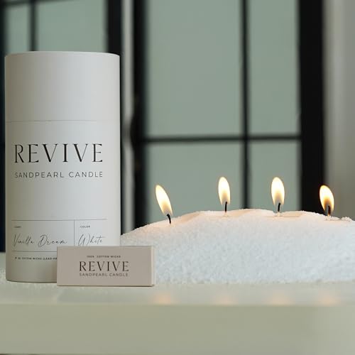 10 Best Refillable Candles That Create a Cozy Atmosphere Anytime 6 Vanilla Candle 18 Oz – Scented Refillable Sand Pearls