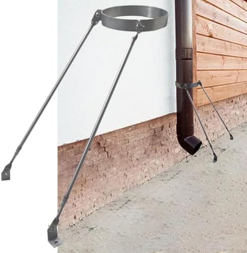 Stainless Steel Pipe Mounting Bracket Kit for Durable Wall, Roof & Floor Support - Includes Heavy-Duty Screws for Easy Installation & Maximum Stability