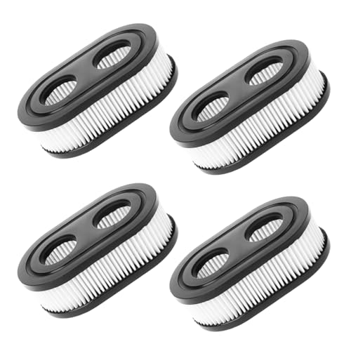 4 filtros de aire para cortacésped Briggs Stratton Mower, Briggs Stratton Mower, piezas de repuesto para cortacésped de lobo, piezas de repuesto compatibles, filtro de gasolina de aire, filtro de