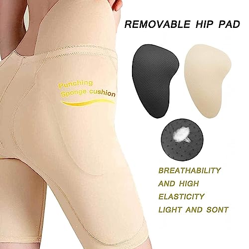 Shapewear fesses plates et hanches creuses solution MOCHAMIK beige