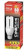 東芝 ネオボールZ 電球形蛍光ランプ 電球60ワットタイプ 電球色 EFD15EL/13-Z