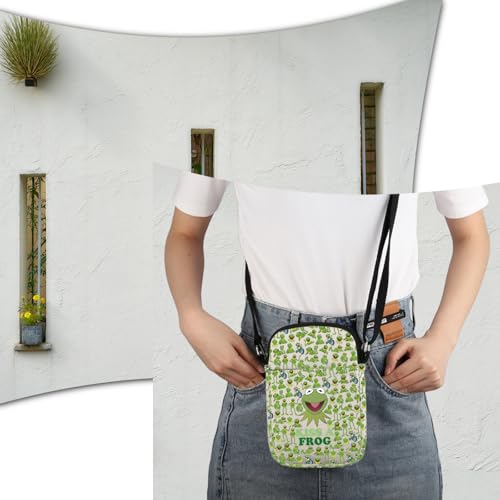 M Inspired Kiss A Frog Crossbody Bag M Cartoon Movie Fans Gift Kermit Gift4