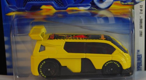Hot Wheels 2002 First Editions Yellow Hyperliner 1:64