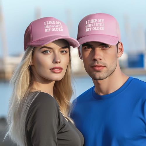 Image of I Like My Girls A Little Bit Older Trucker Hat Snapback Hat Funny Hats for Men Women