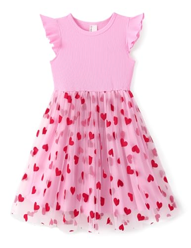 Image of PATPAT Girls Sequin Polka Dot Tutu Princess Birthday Party Dresses 3-4T