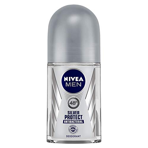 Image of Nivea Deodorant Roll On for Men, Deep Impact Freshness, 50ml and Deodorant Roll On for Men, Silver Protect, 50ml
