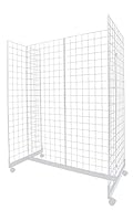 Algopix Similar Product 7 - White Grid Gondola Unit  24W x 48L x