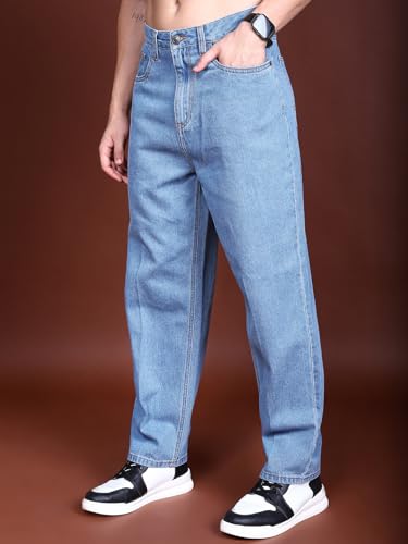Image of Highlander Men's Straight Fit Jeans | Mid Rise | Stretchable Fabric | Designed for Comfort & Ease of Movement | Jeans for Man