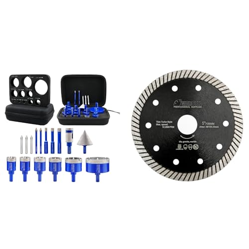 Kit de brocas de diamante para azulejos y porcelana 16 piezas miniatura 1