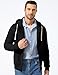 JMIERR Mens Fashion Hoodies Sweatshirts Drawstring Long Sleeve Front Collar Hooded Pullovers with Pockets Winter Loose Fit Casua Fall Shirt Tops Big and Tall Men Sweaters, US52(3XL), Black