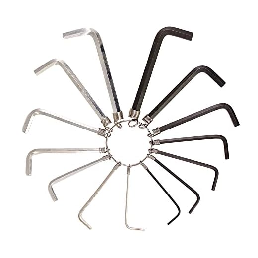 14 Piece Hex Key Set with Metal Ring
