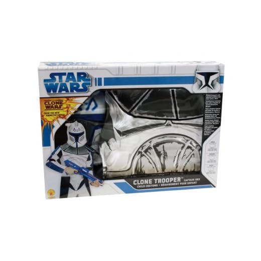 Rubie's 341086 3 41086 M - Clonetrooper Captain Rex Small Box Set Kostüm, Größe M, blau