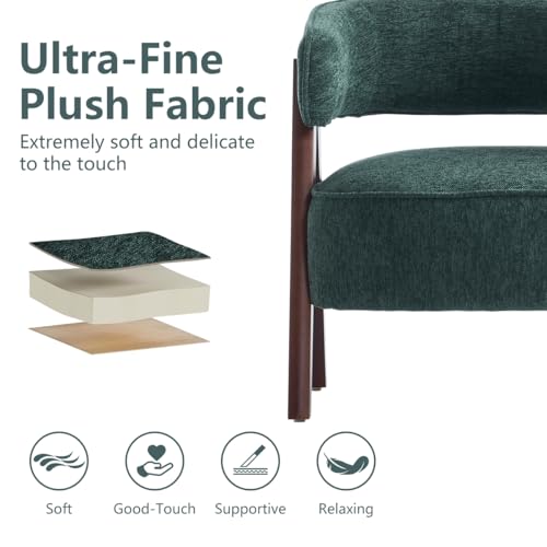 Sillón con Cojín Grueso Verde Plegable miniatura 6