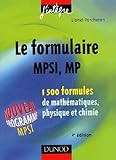  Le formulaire MPSI, MP
