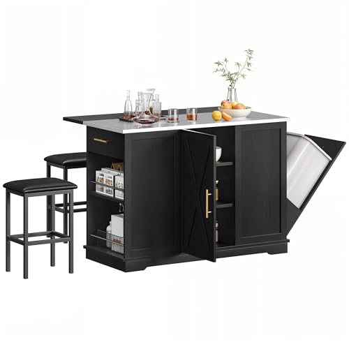 YITAHOME Kitchen Islands with Seating, 47