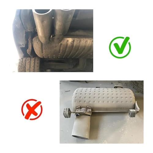 Silenciador escape doble para E90 E92 320i compatible con kit de carrocería 2