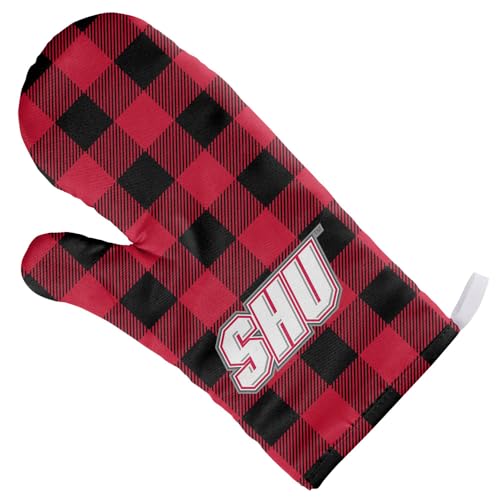 Sacred Heart University Buffalo Check Oven Mitt Kitchen and BBQ