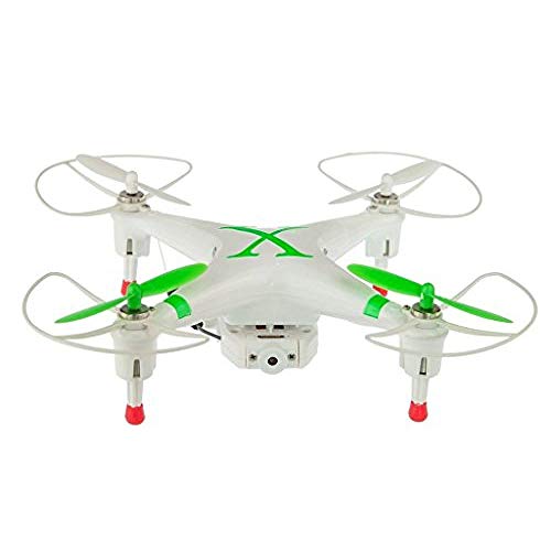 Ove Cheerson CX-30W 2.4GHz 4CH 6-Axis Gyro 360-degree Eversion WiFi Real Time Video RC Quadcopter UFO FPV with 0.3MP HD Camera & Transmitter RTF - iPhone Transmission Green
