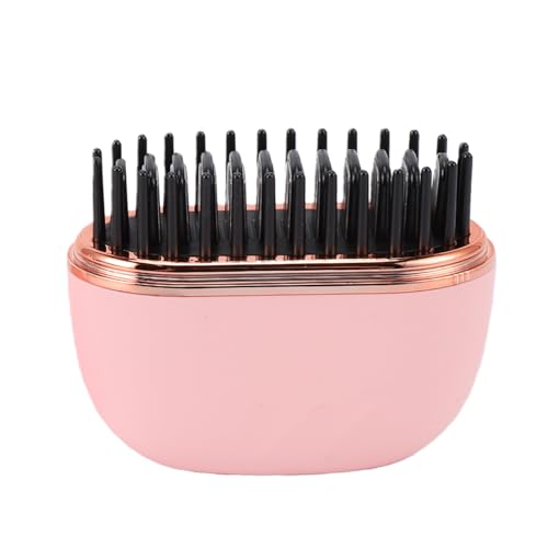 Plancha para el Cabello Inalámbrica BRRNOO, Peine Alisador 2 en 1 Recargable por USB con Batería de 4000 mAh para Viaje y Estilo en Casa, Color Rosa miniatura 6