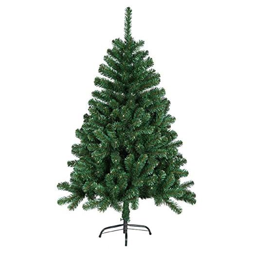 Aufun Sapin de Noël Artificiel 210cm Sapin de Noël Artificiel Décoration Sapin de Noël Vert en PVC avec Support en métal ca. 870 Lena décorations de Noël