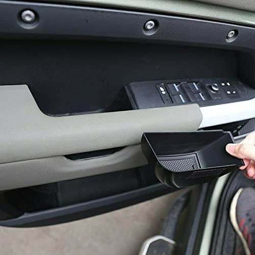 FINMOKAL Para Land Rover Defender 110 Abs Caixa De Armazenamento Da Porta Dianteira Do Carro 2 Peças