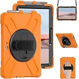 Bandoulière réglable et porte-stylo : cet étui compatible avec Surface Go 1/2/3/4 est livré avec une bandoulière amovible réglable, retirez la bandoulière ou la longueur peut être facilement réglable, vous pouvez transporter votre tablette comme un sac de transport. Et avec le porte-stylo, il est pratique et facile d'insérer et de retirer le S Pen. (* Le S Pen n'est PAS inclus)