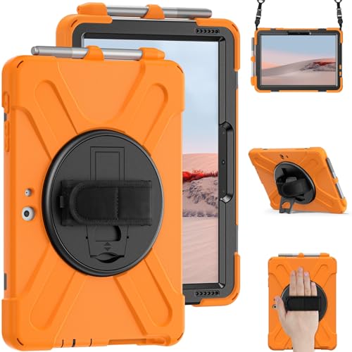Funda para Tablet PC Compatible con Microsoft Surface Go 3 2021/Surface Go 2 2020/Surface Go 2018/Surface Go 4, funda protectora contra caídas a prueba de golpes con soporte Compatible with bolígrafo,