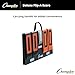 Champion Sports Deluxe Flip-A-Score Board/Timer, One Size, Bold Orange